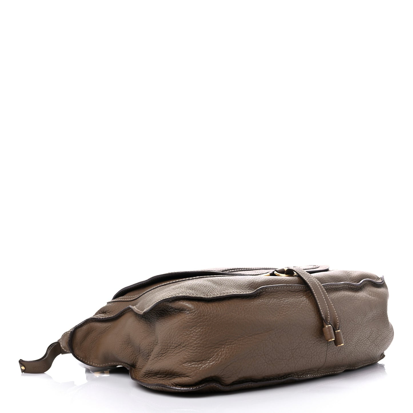 Calfskin Large Marcie Satchel Barbour Khaki