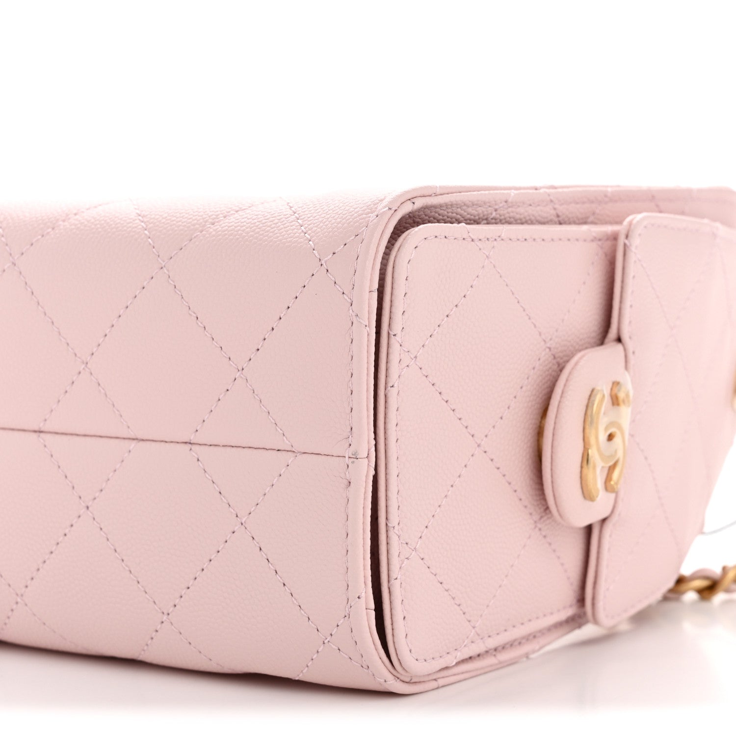 Chanel Caviar Quilted Mini Chanel 25 Handbag Light Pink 10 of 10