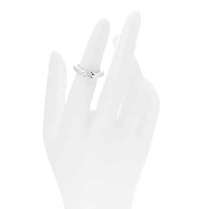 Cartier 18K White Gold Diamond .33ct Louis Cartier Engagement Ring 47 4 2 of 7