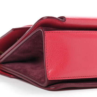 Givenchy Goatskin Suede Small GV3 Shoulder Bag Pink Aubergine 6 of 8
