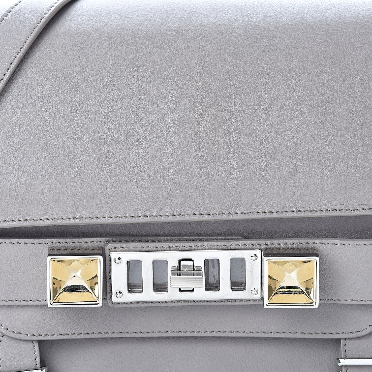 Proenza Schouler Smooth Calfskin PS11 Classic Shoulder Bag Mushroom 9 of 12