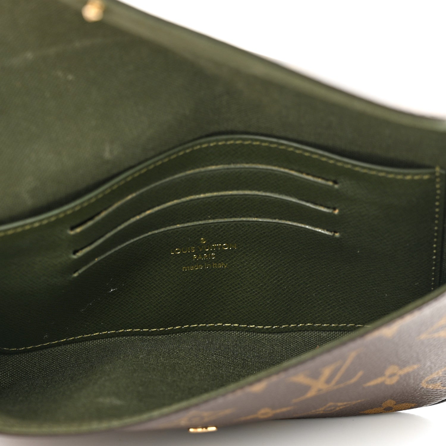 Louis Vuitton Monogram Felicie Strap & Go Kaki 5 of 12