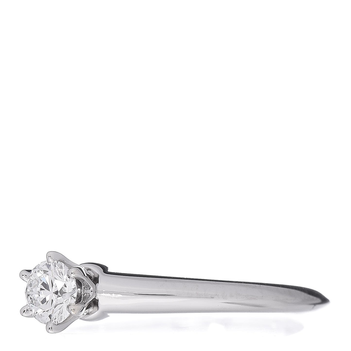Platinum Diamond .20ct Solitaire Engagement Ring 47 4