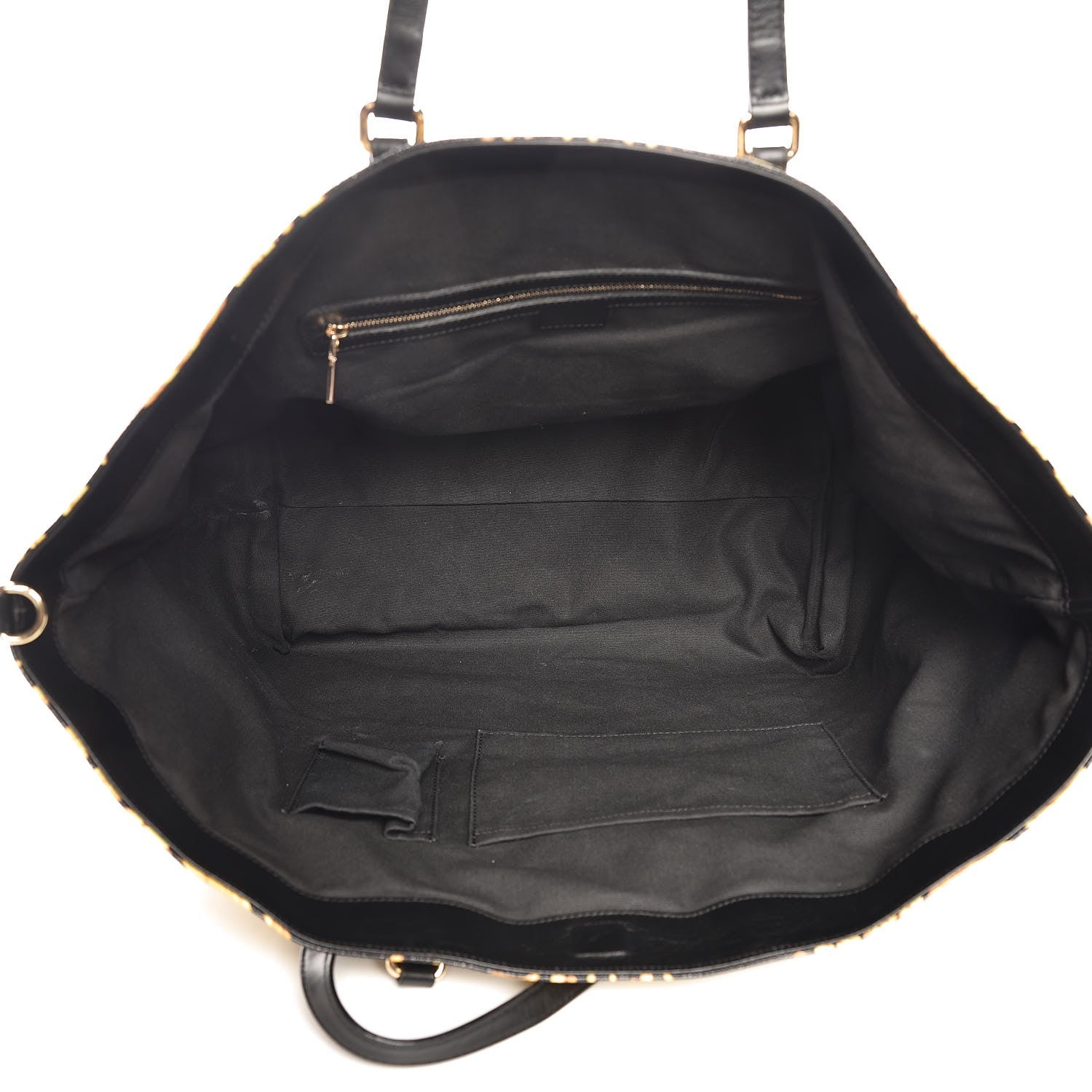 Versace PVC Barocco Printed Tote Black Gold 5 of 14