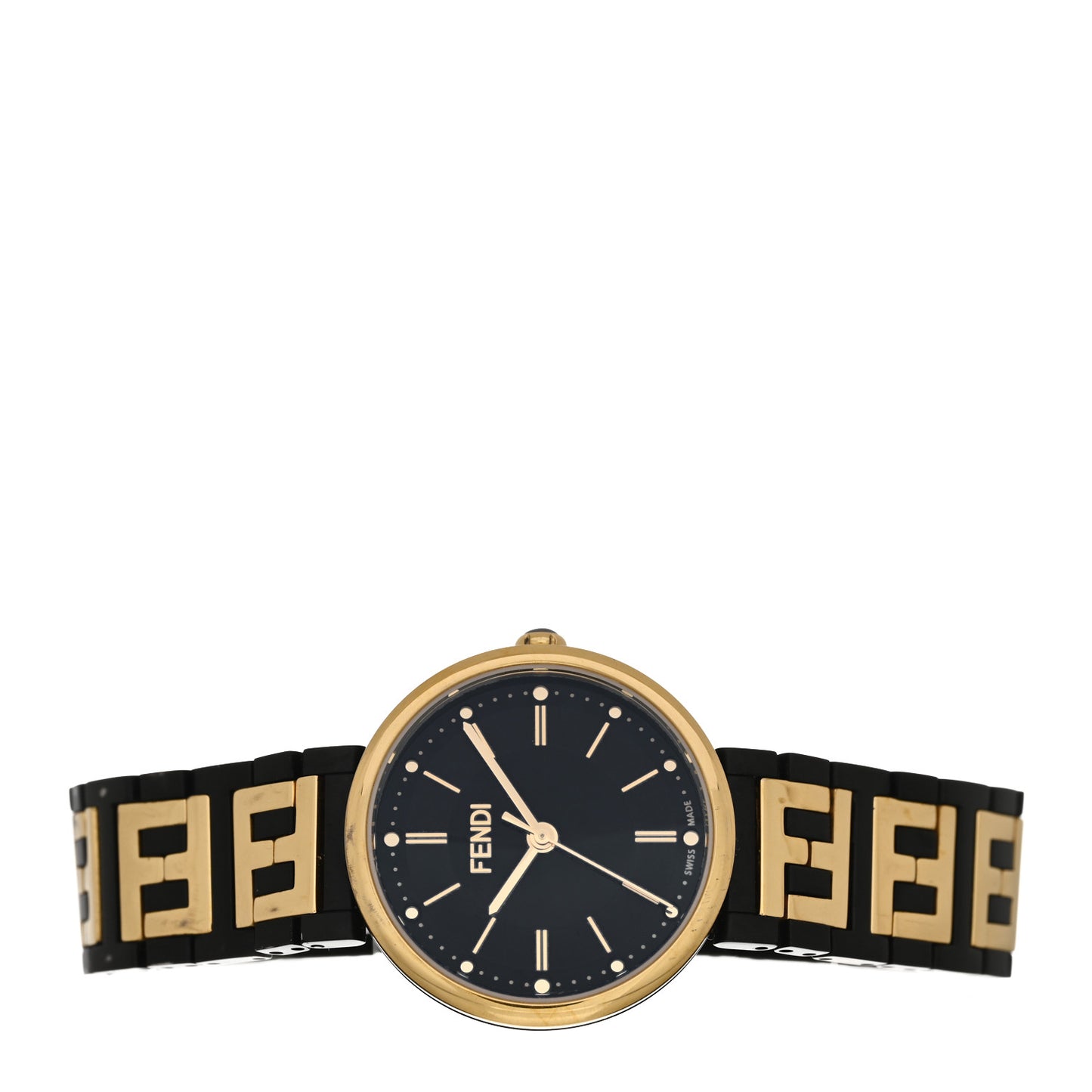 Stainless Steel 26mm Fendi Forever Quartz Watch Black