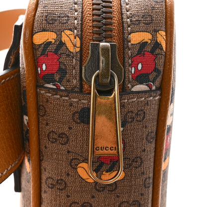 Gucci X DISNEY Mini Vintage GG Supreme Monogram Mickey Mouse Small Belt Bag 90 36 Beige Vintage Sun Oil 12 of 12