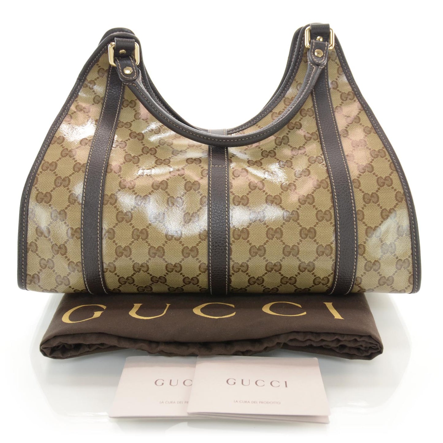 Crystal Monogram Medium Joy Shoulder Bag