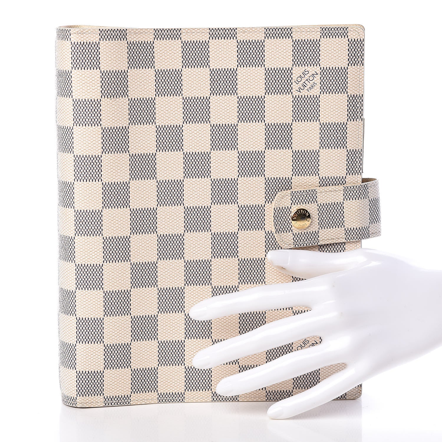 Louis Vuitton Damier Azur Large Ring Agenda Cover 2 of 7