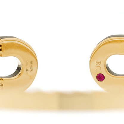 Roberto Coin 18K Yellow Gold Double Symphony Princess Cuff Bracelet 3 of 4