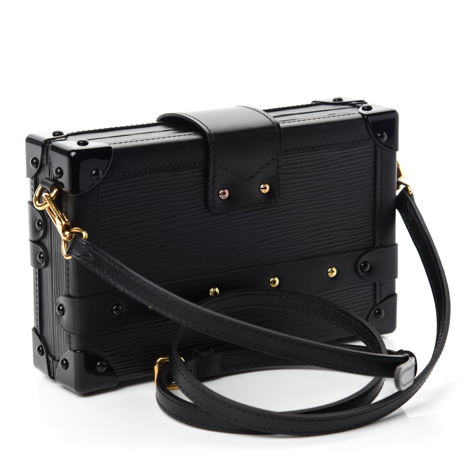 Louis Vuitton Epi Petite Malle Black 3 of 11