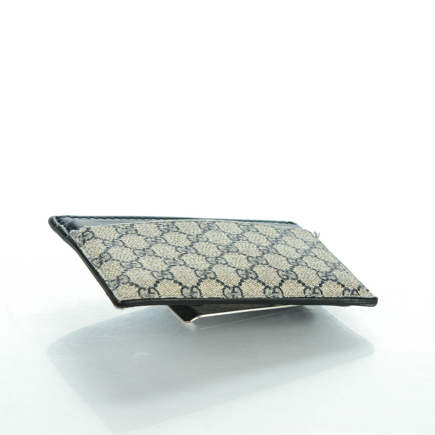 Gucci Micro GG Supreme Monogram Money Clip Navy 4 of 7