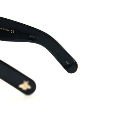 Gucci Acetate Pearl Rectangular Frame Sunglasses GG0234S Black 7 of 9