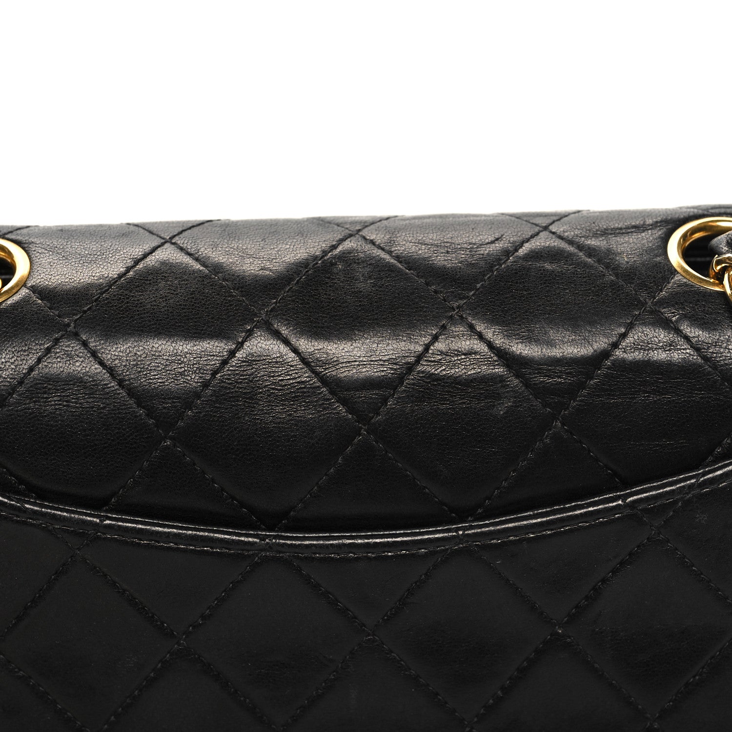 Chanel Lambskin Quilted Mini Square Flap Bag Black 13 of 13