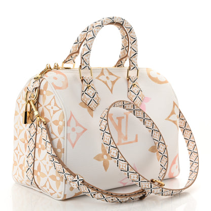 Louis Vuitton Monogram Giant By The Pool 2.0 Speedy Bandouliere 25 Beige 3 of 9