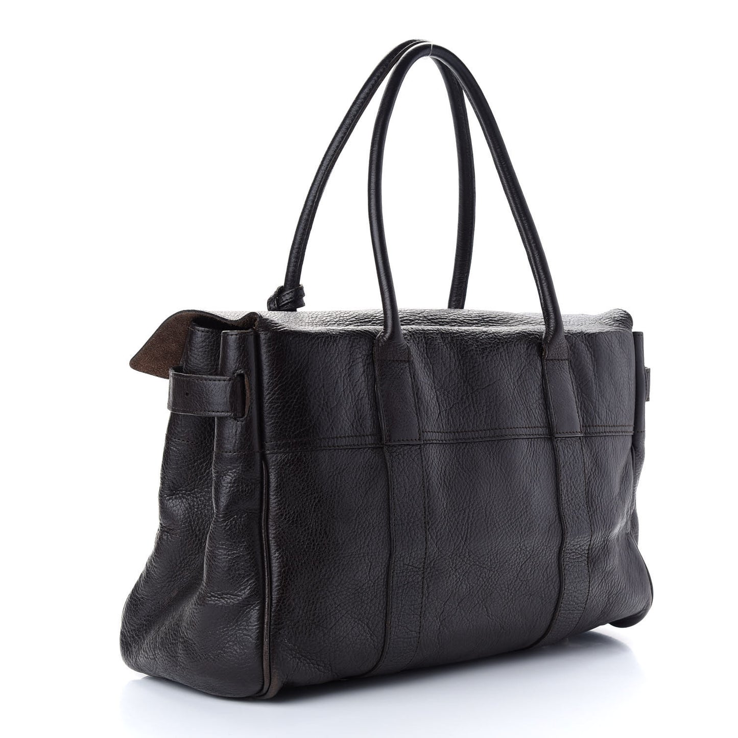 Classic Grain Calfskin Bayswater Chocolate
