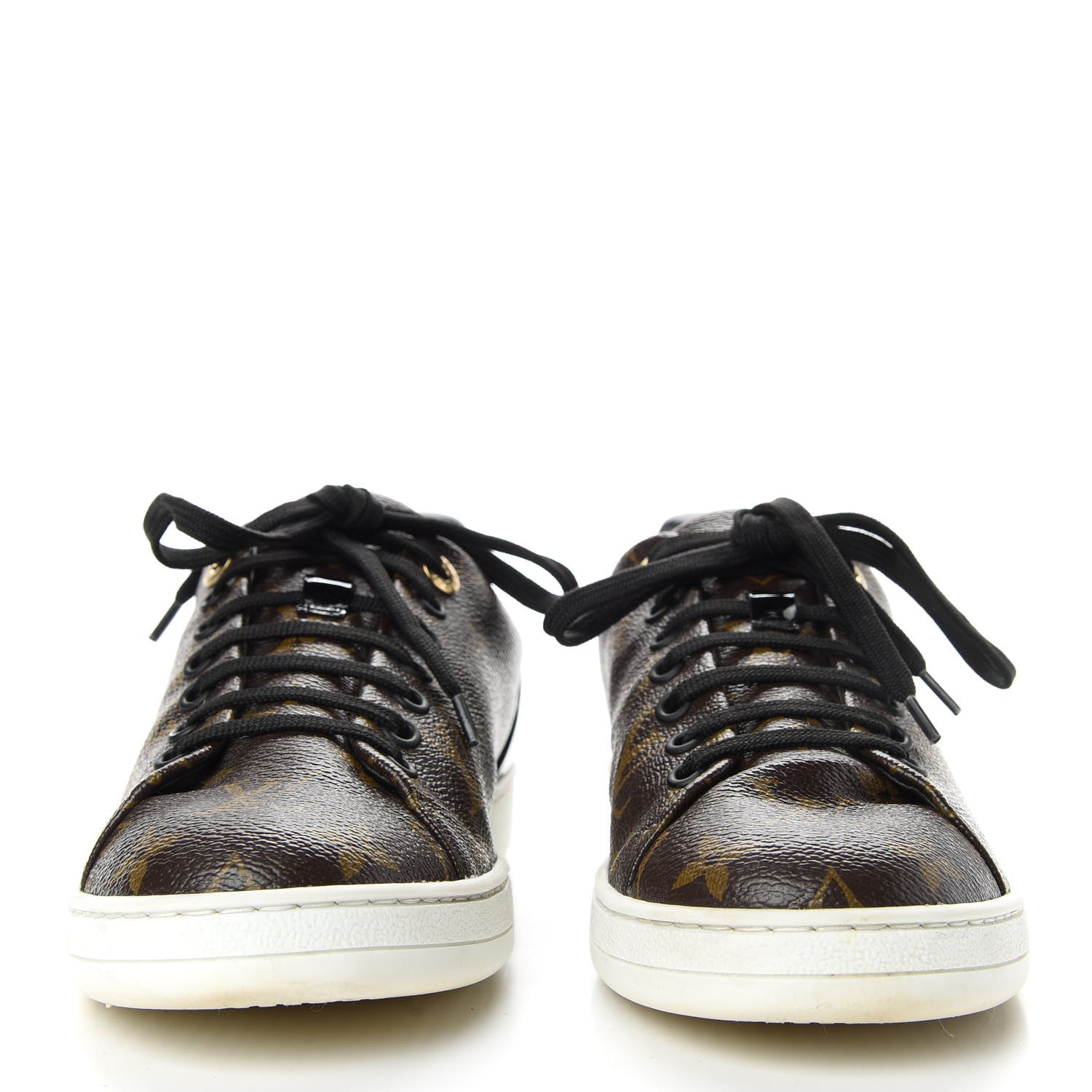 Louis Vuitton Patent Monogram Frontrow Sneakers 39 2 of 10