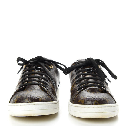 Louis Vuitton Patent Monogram Frontrow Sneakers 39 2 of 10