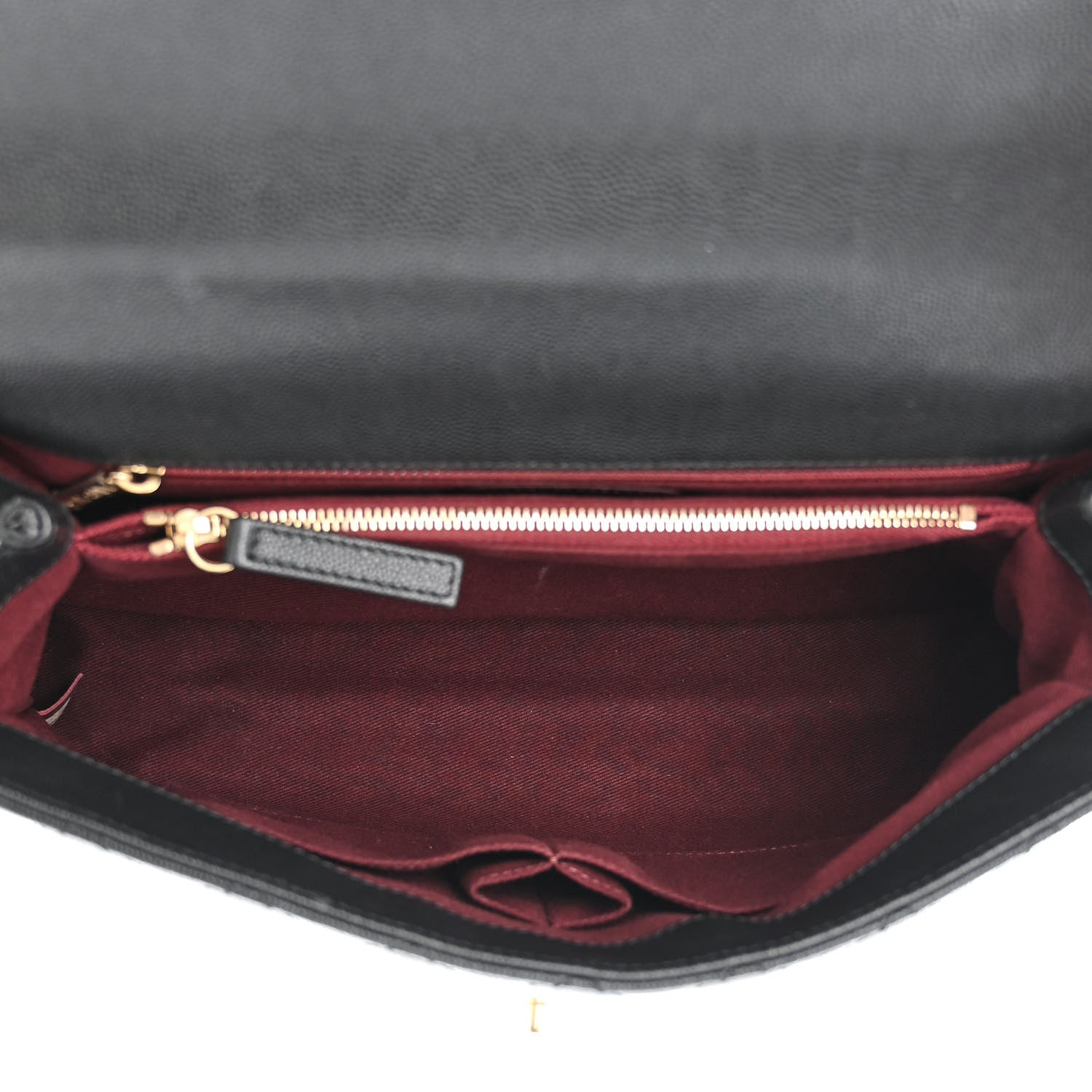 Chanel Caviar Quilted Medium Coco Handle Flap Black 5 of 10