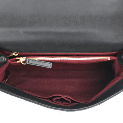 Chanel Caviar Quilted Medium Coco Handle Flap Black 5 of 10