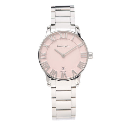 Tiffany Stainless Steel 29mm Atlas 2-Hand Quartz Watch Pink 1 of 6