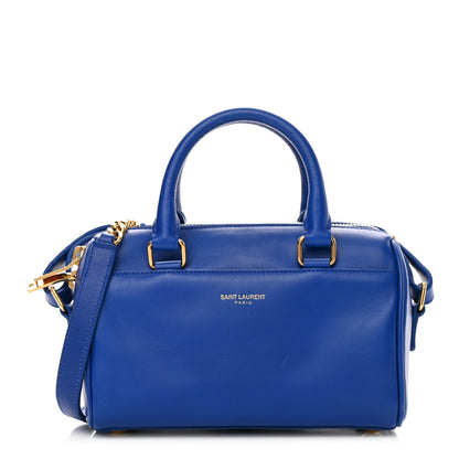Saint Laurent Calfskin Toy Classic Duffle Blue 1 of 19