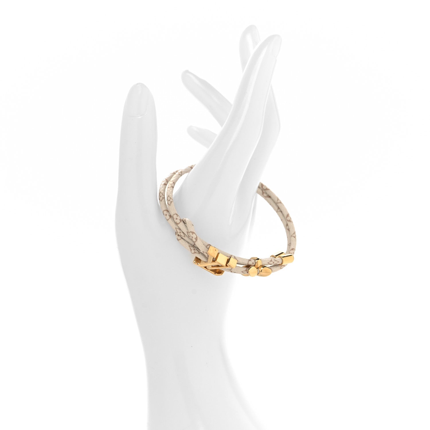 Louis Vuitton Monogram LV Bloom Bracelet Dune 2 of 5