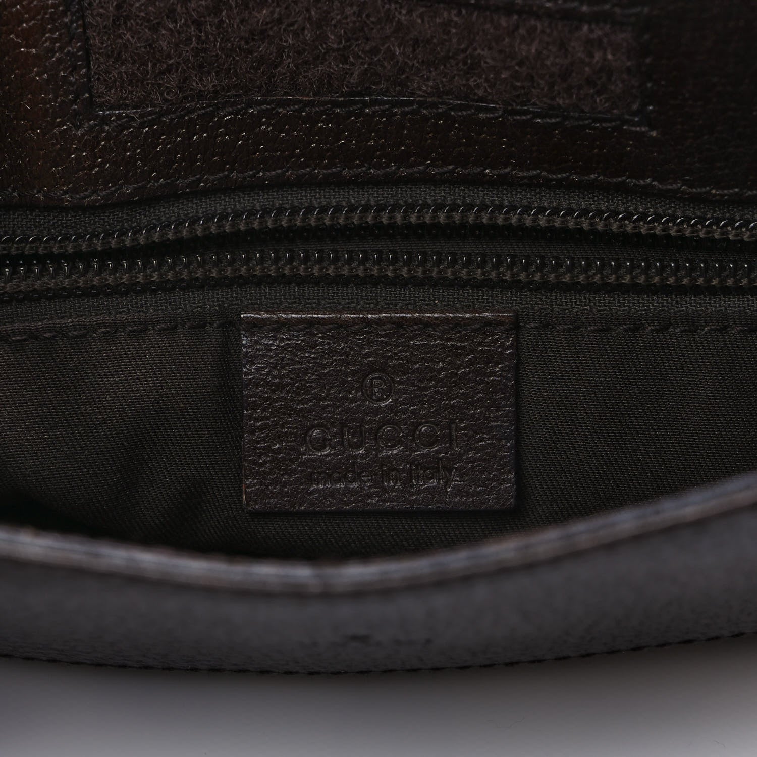 Gucci GG Monogram Web Messenger Crossbody Bag Dark Brown 5 of 8