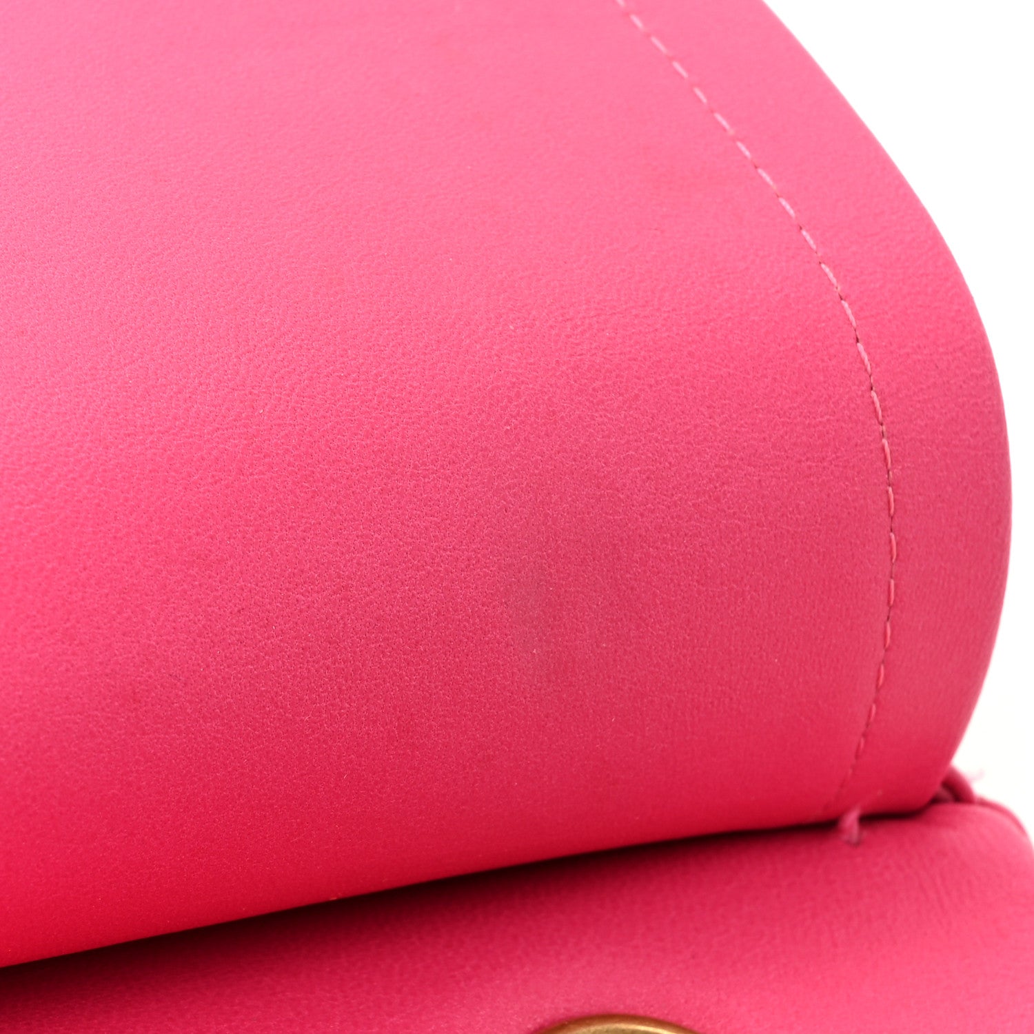 Chanel Lambskin Chevron Quilted Medium Double Flap Pink 17 of 18