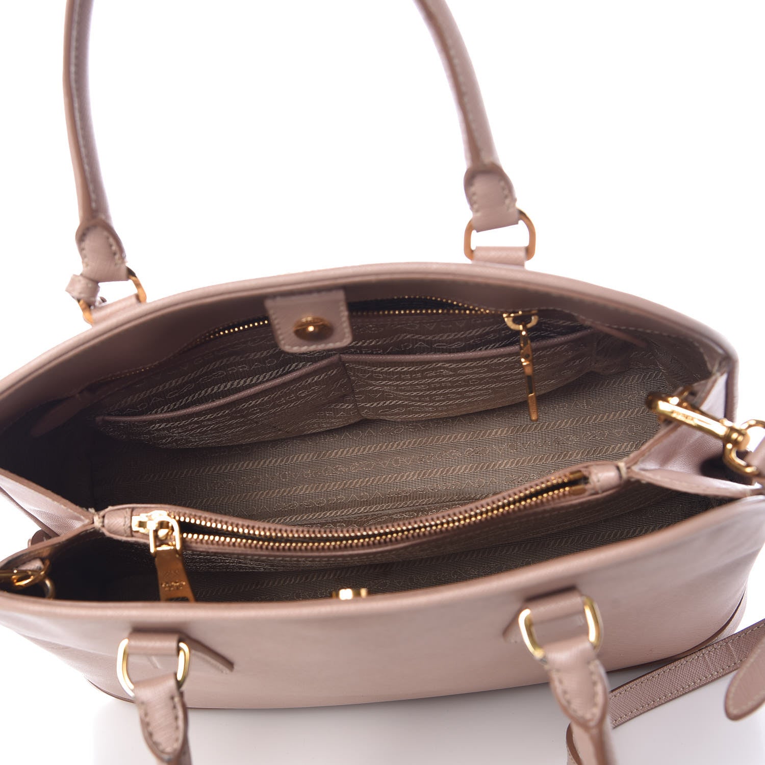 Prada Saffiano Lux Open Promenade Tote Cammeo 5 of 25