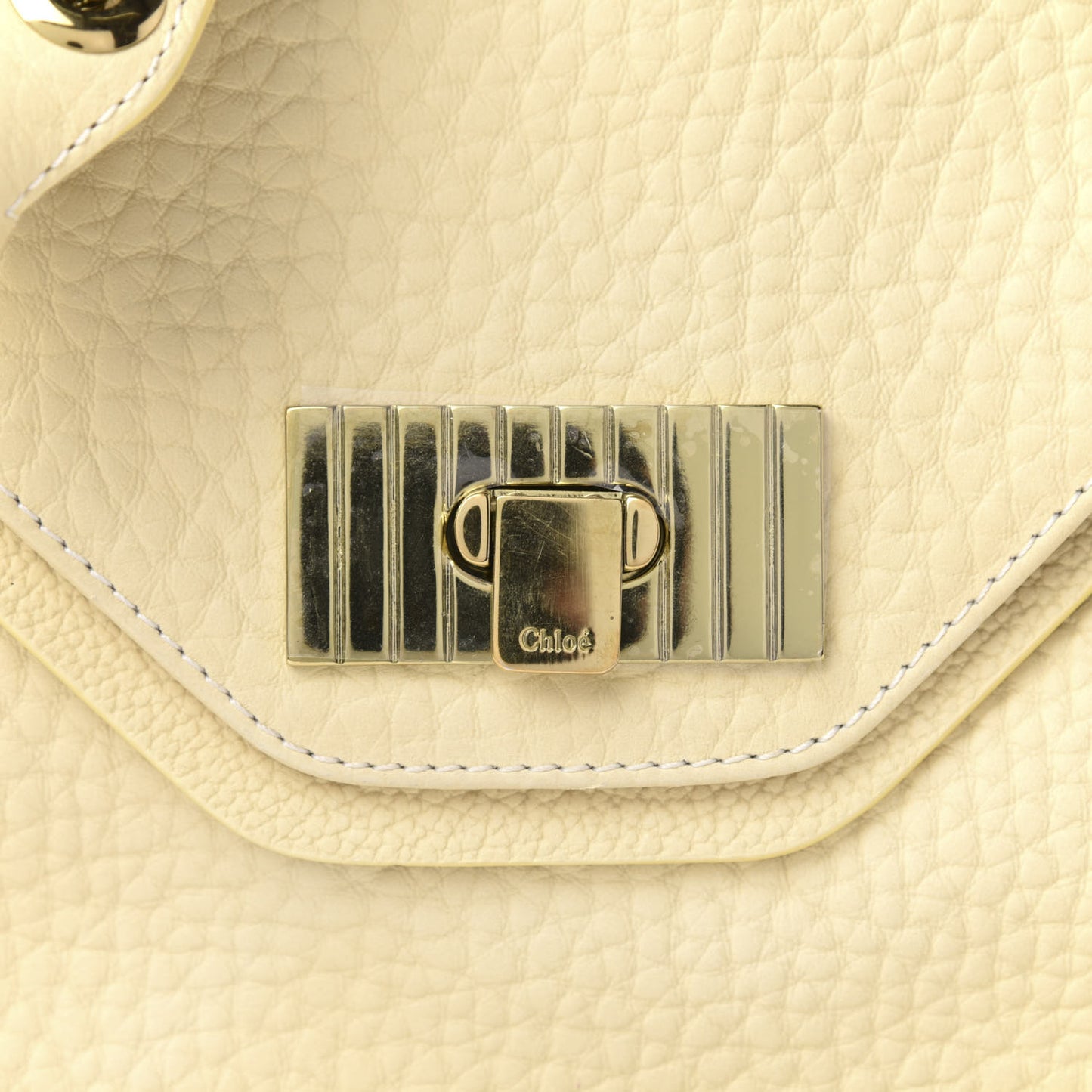 Grained Calfskin Medium Sally Flap Bag