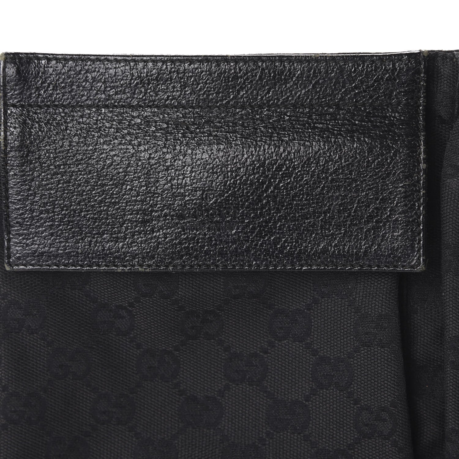 Gucci GG Monogram Double Pocket Belt Bag Black 10 of 11