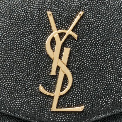 Saint Laurent Grain De Poudre Monogram Uptown Wallet Black 11 of 11
