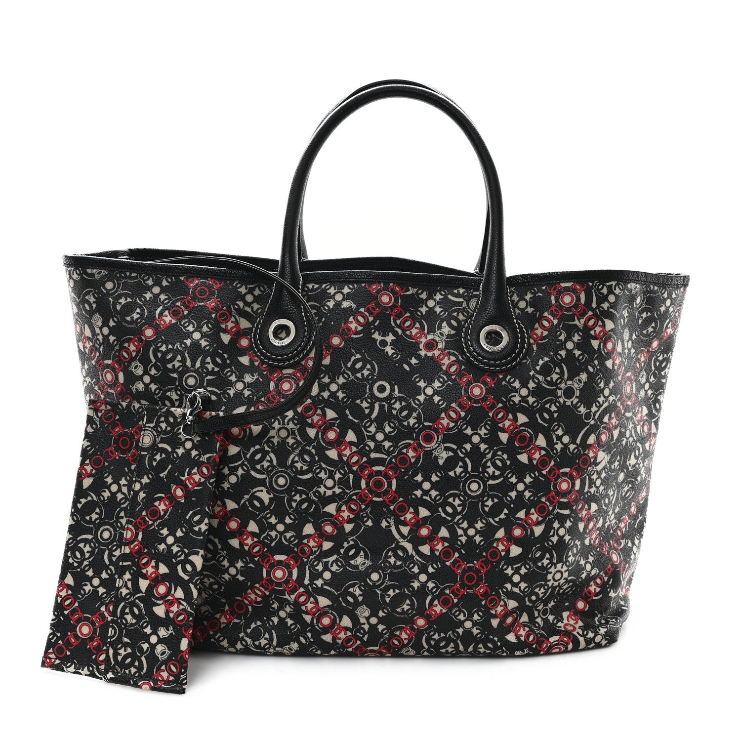Chanel Coated Canvas Coco Small Tote Black 1744890 – FASHIONPHILE