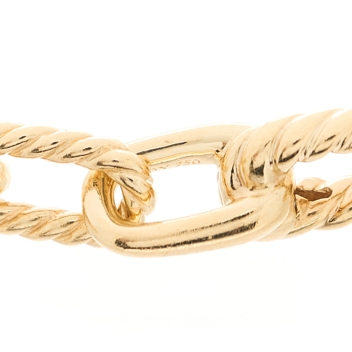18K Yellow Gold 6mm Madison Classic Chain Bracelet