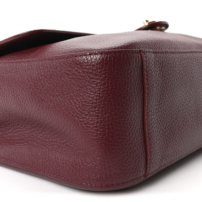 Chanel Grained Calfskin Small Souplissimo Maxi Flap Burgundy 9 of 11