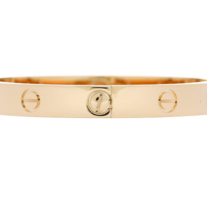 Cartier 18K Yellow Gold 4 Diamond LOVE Bracelet 16 4 of 9