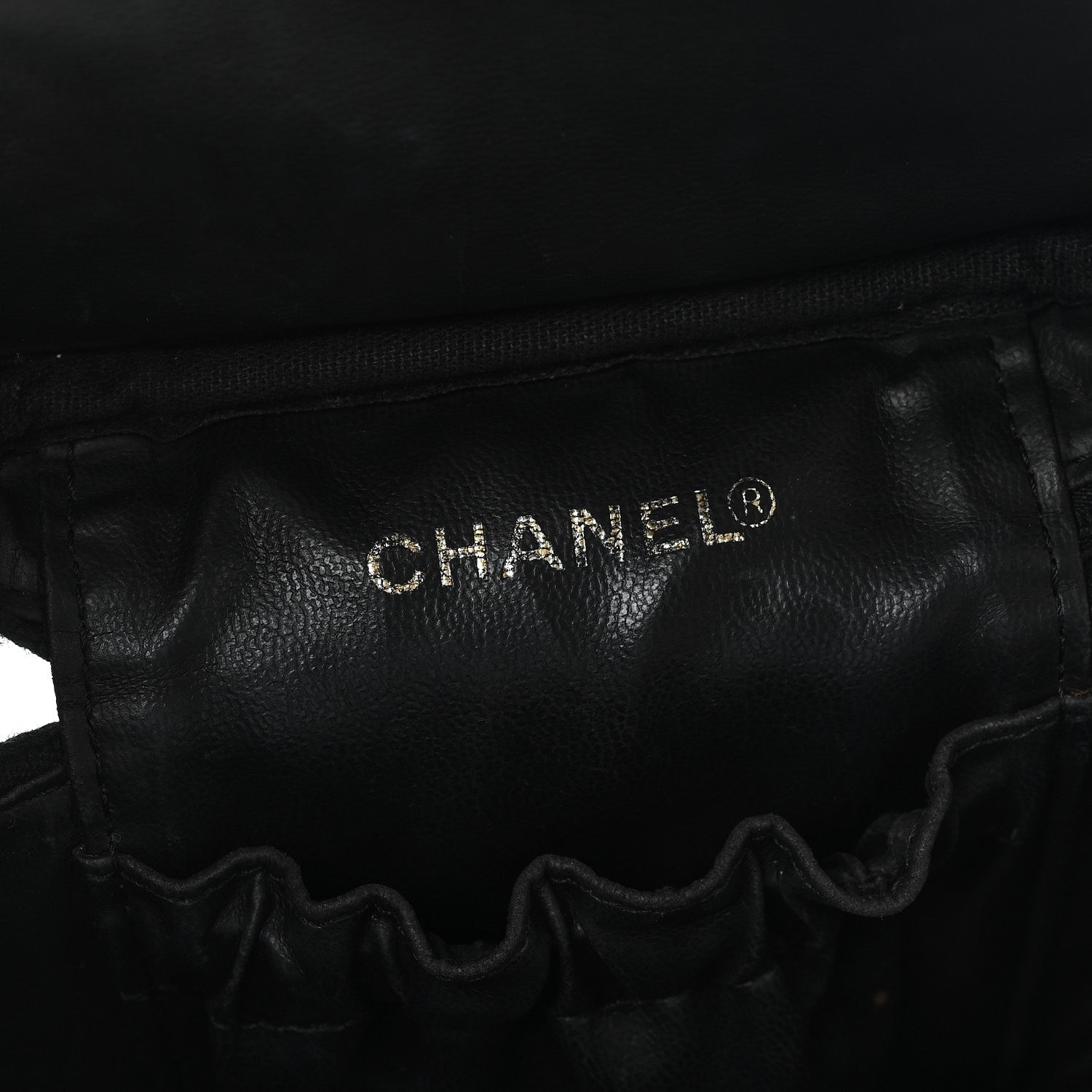 Chanel Caviar Vanity Cosmetic Case Black 6 of 9