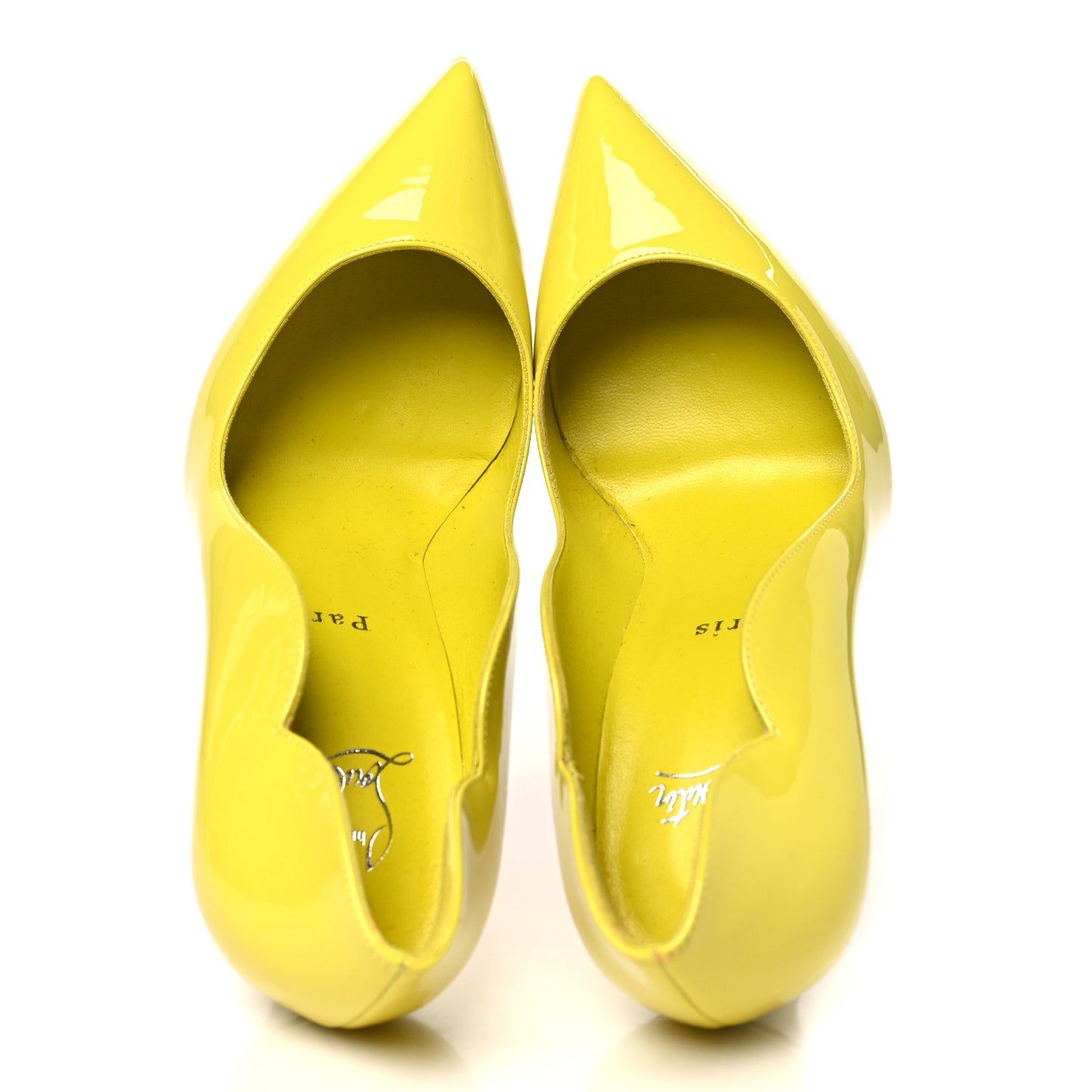 Patent Hot Chick 100 Pumps 37.5 Citrus