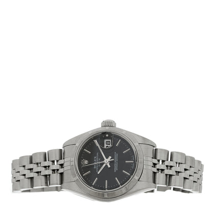 Rolex Stainless Steel 26mm Oyster Perpetual Date Watch Black 79190 2 of 4