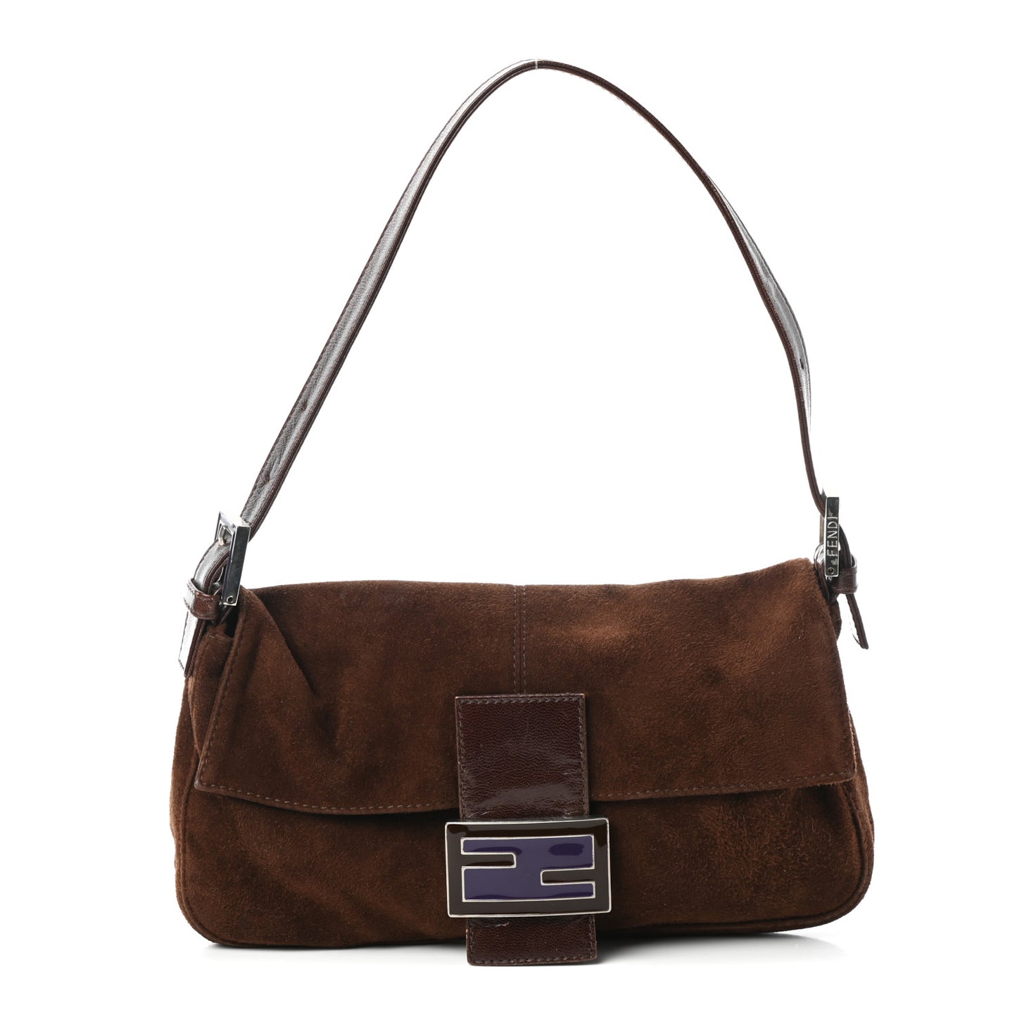 Suede Baguette Brown
