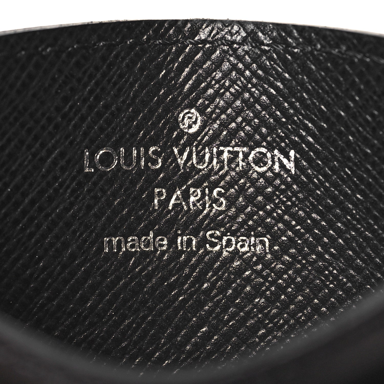 Louis Vuitton Epi Card Holder Black 6 of 6