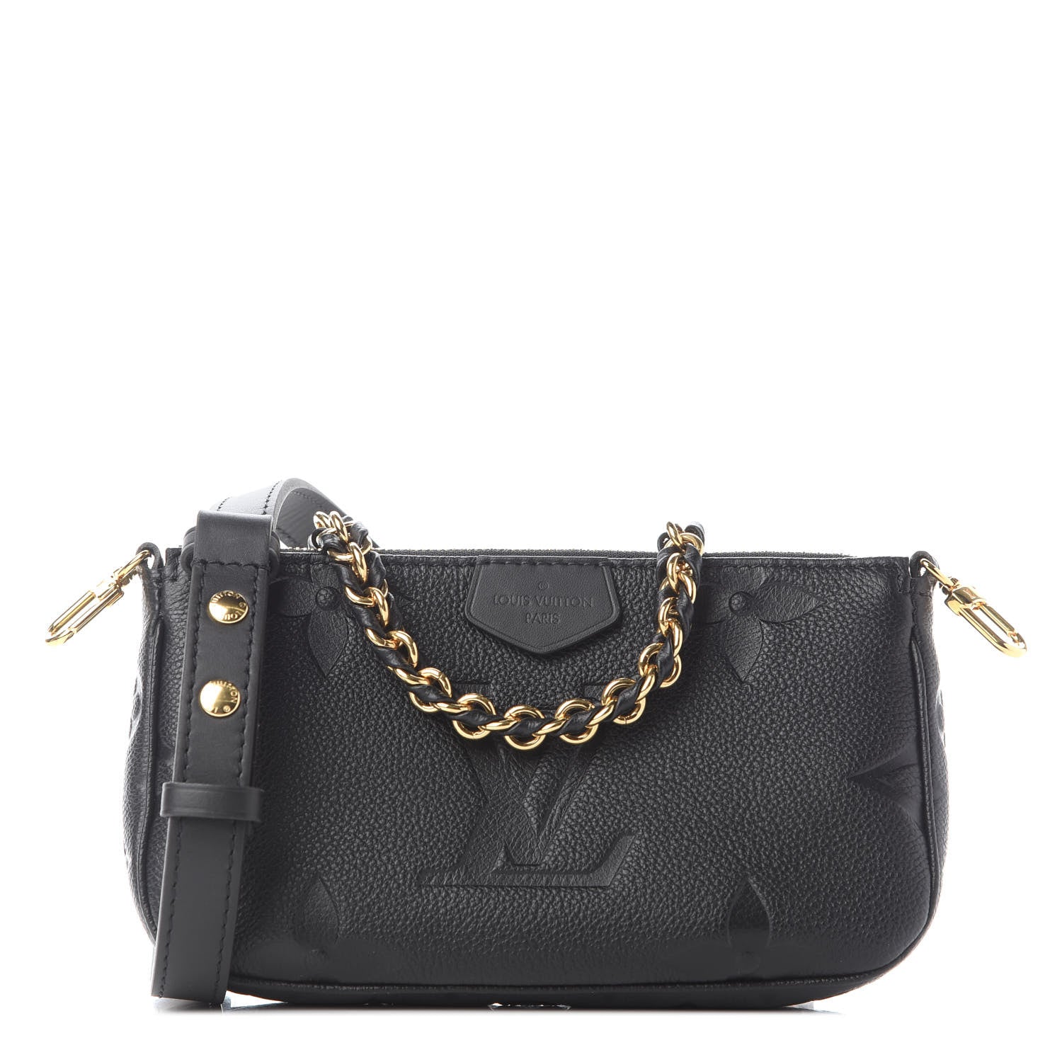 Louis Vuitton Empreinte Monogram Giant Multi Pochette Accessories Mini Pochette Black 1 of 9