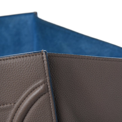 Celine Baby Grained Medium Phantom Luggage Taupe Blue Trim 14 of 14