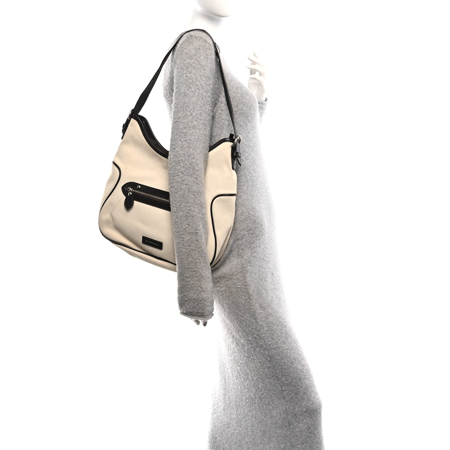 Burberry Canvas Shoulder Bag 2 of 9
