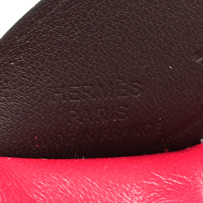Hermes Milo Lambskin Grigri Rodeo Pegase Horse Bag Charm PM Framboise Rose Sakura Rouge Sellier 3 of 4