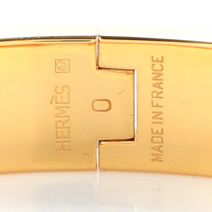Hermes Narrow Enamel Clic Clac H Bracelet GM Bleu Biarritz 4 of 6