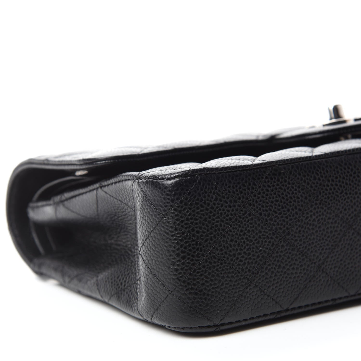 Chanel Caviar Quilted Medium Double Flap Black 6 of 12