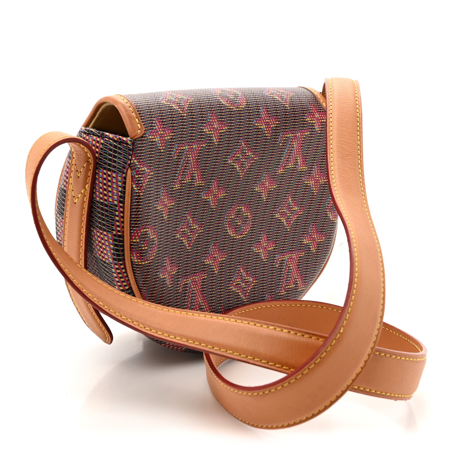 Louis Vuitton Monogram LV Pop Tambourin Rose 3 of 10