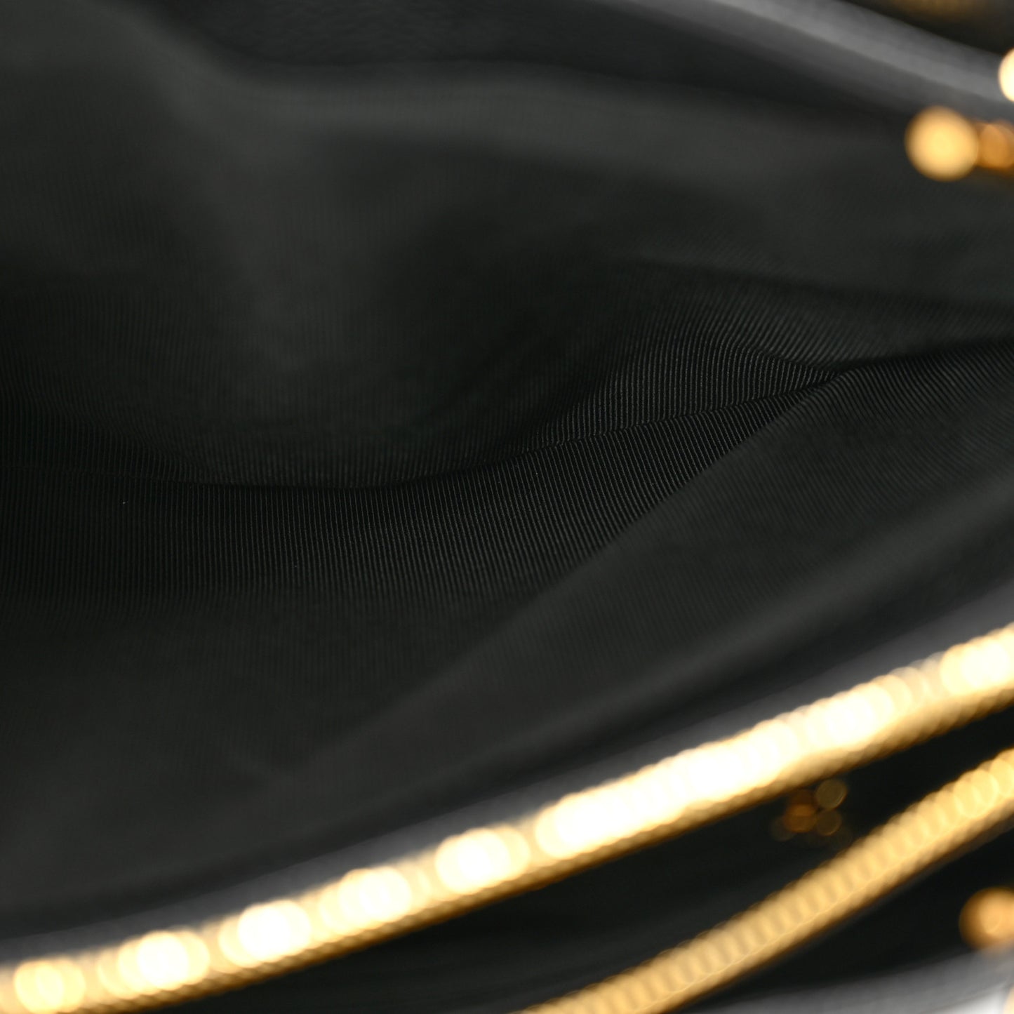 Caviar Quilted Flap Shoulder Bag Black