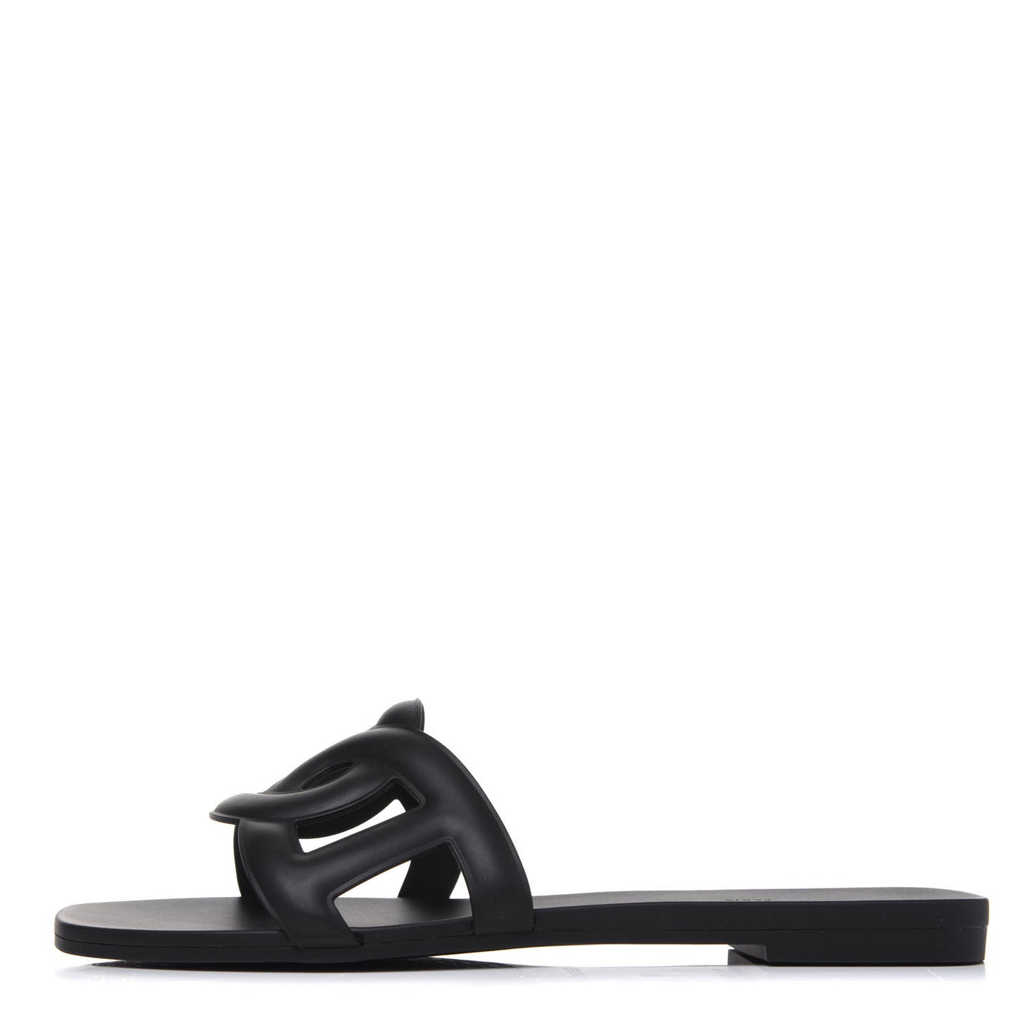 Rubber Aloha Sandals 36 Black
